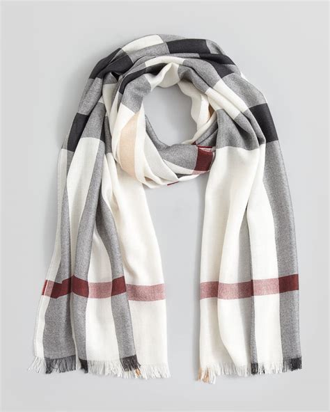 burberry white scarf|price of Burberry cashmere scarf.